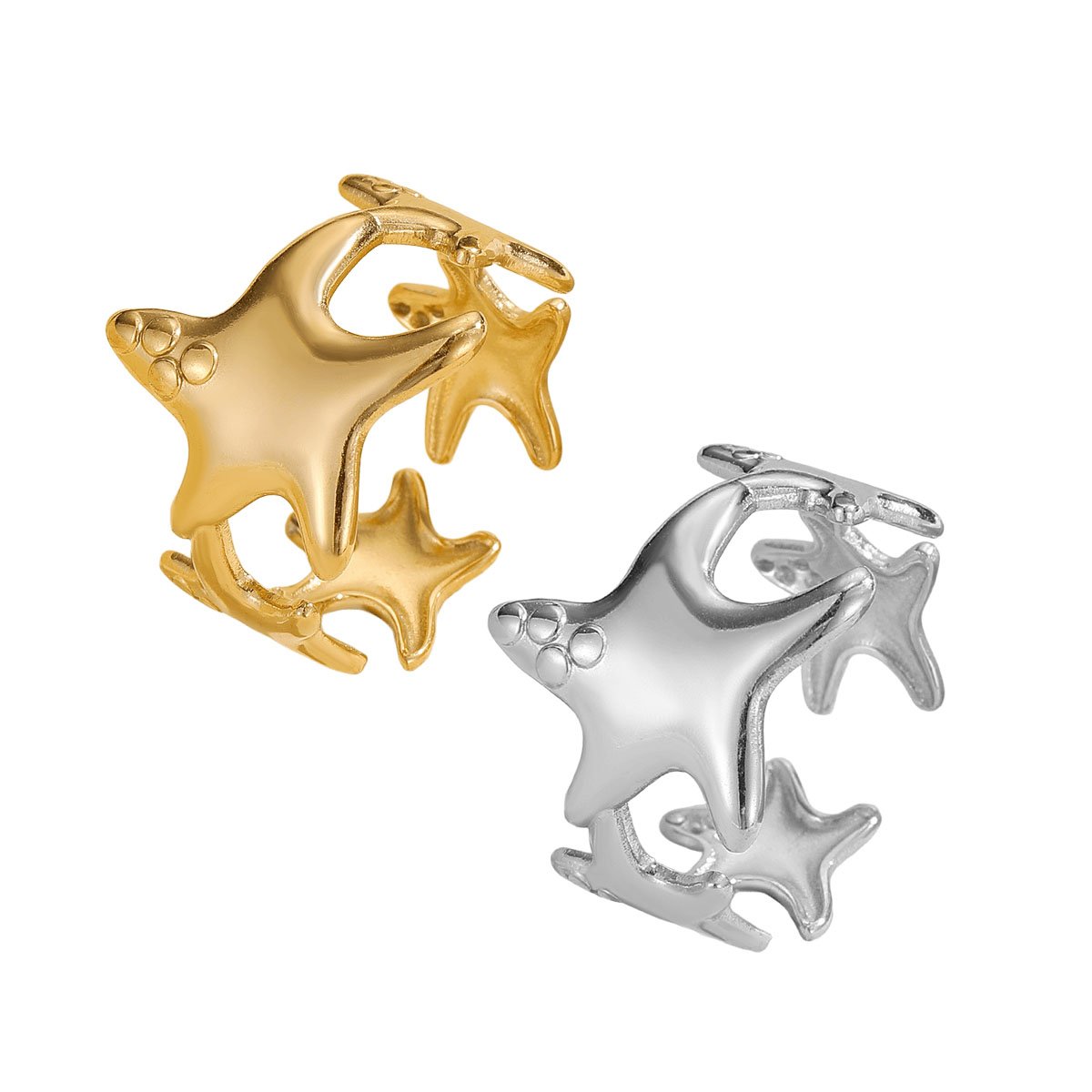 Stellar Swell Starfish Ring