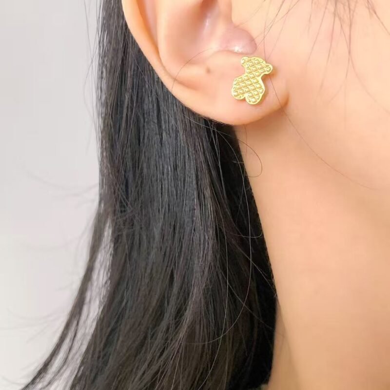 Teddy Bear Stud Earrings
