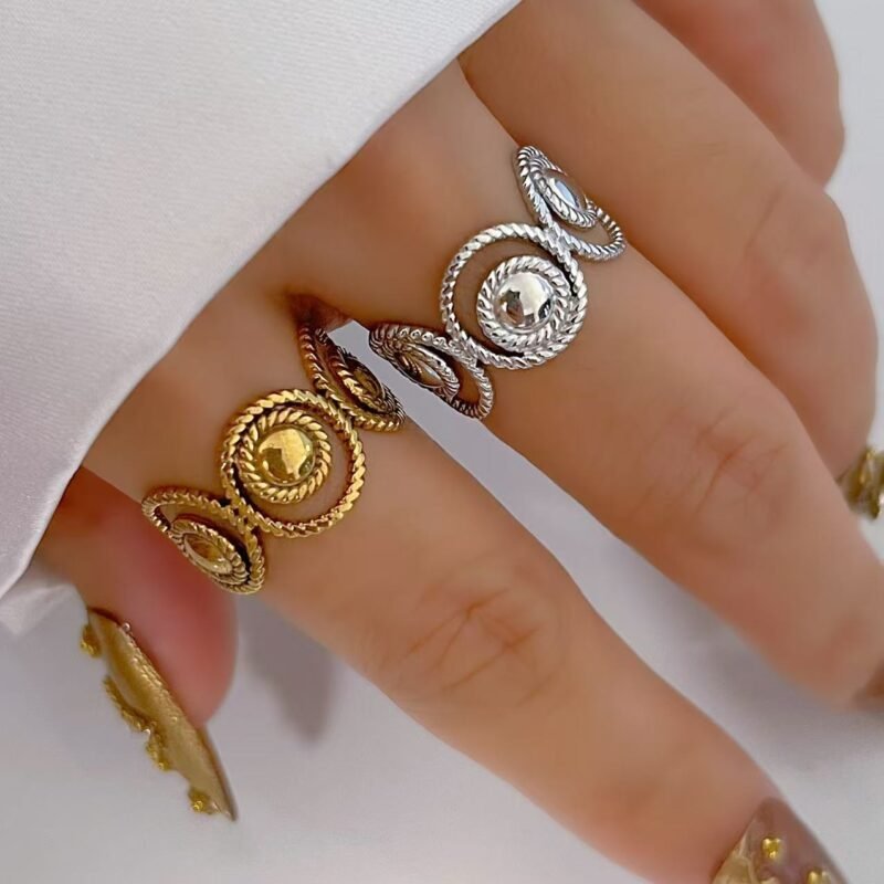 Vortex Coil Open Ring