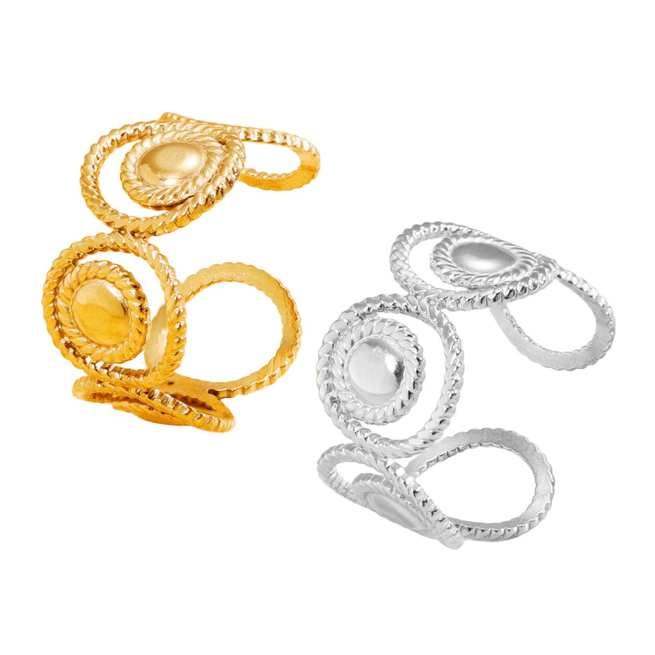 Vortex Coil Open Ring