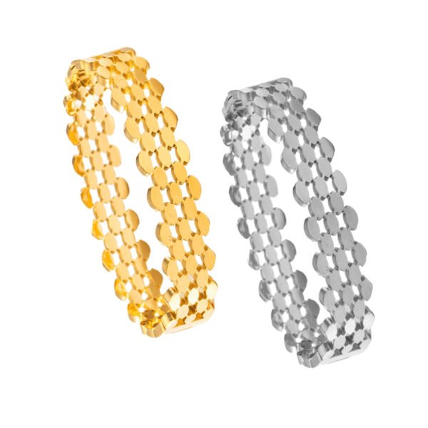 Celestia Honeycomb Bangle