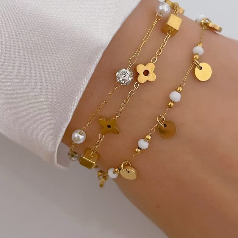 Celestial Pearl Fleur Chain