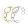 Eternal Orbit Gold Cuff Bangle