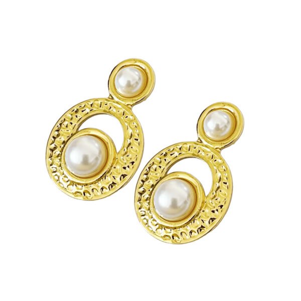 Filigree Pearl Drop Earrings