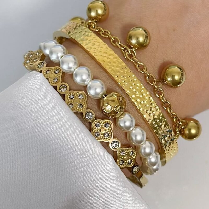 Golden Orb Symphony Bracelet