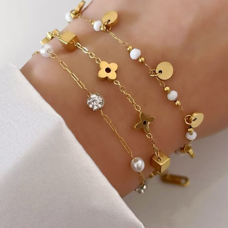 Luminous Pearl Disc Chain