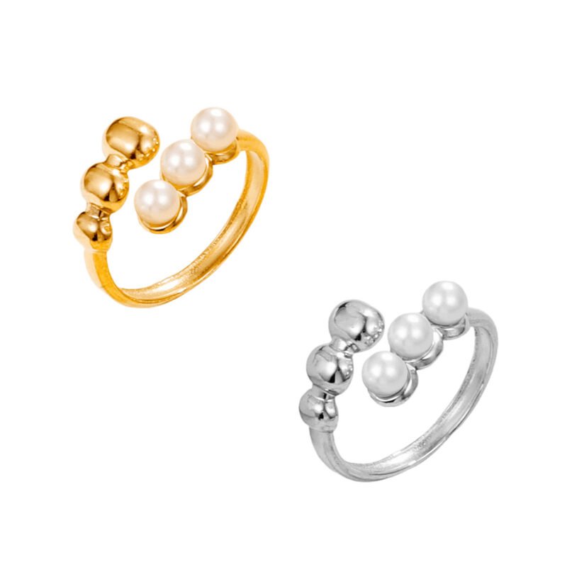 Luna Pearl Orbit Ring