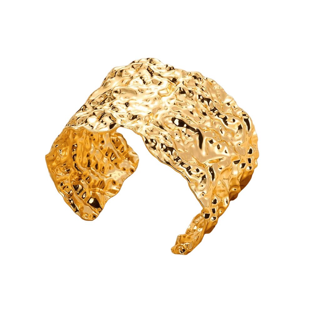 Radiant Ripple Hammered Cuff