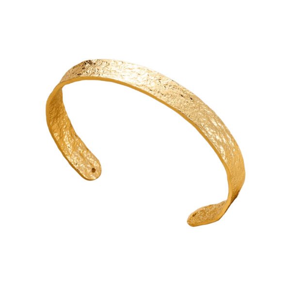 Textura Royale Gold Cuff Bangle