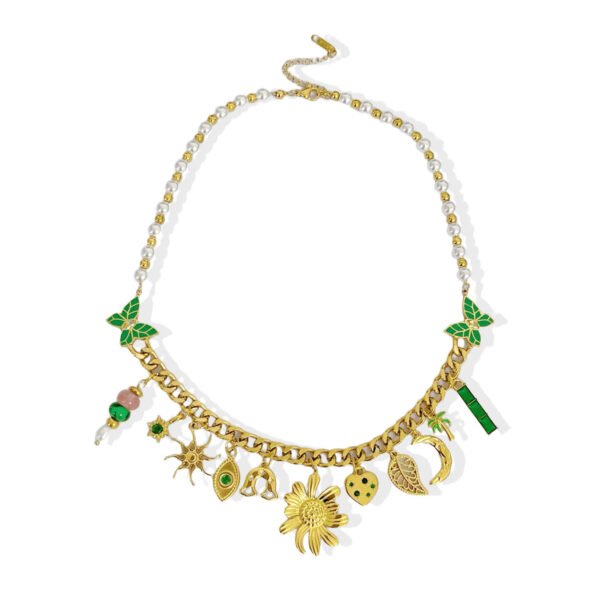 Unbridled Bloom Multi-Charm Necklace