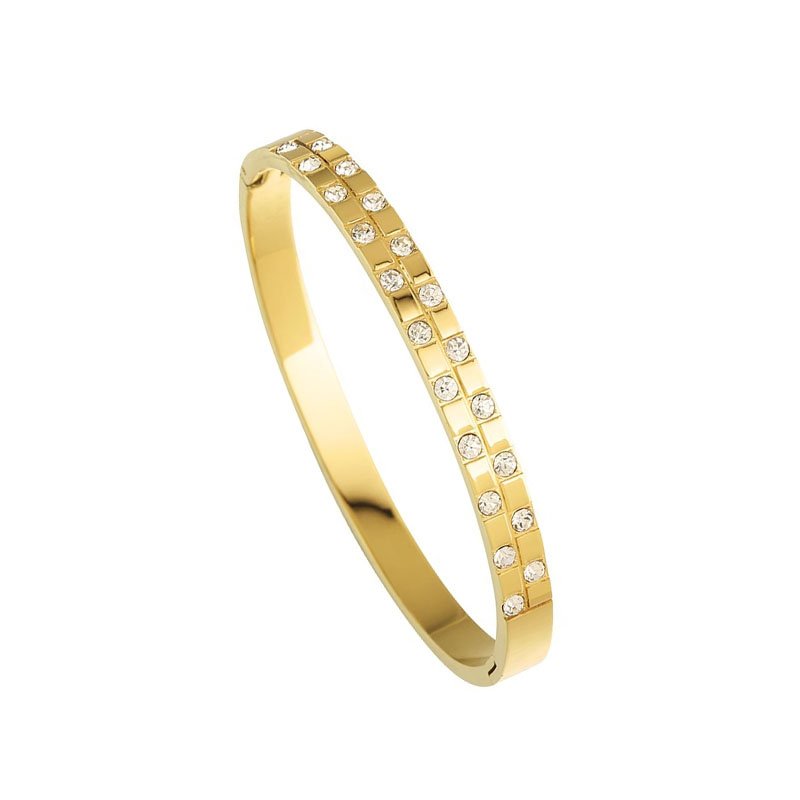 Double Row Zirconia Bangle