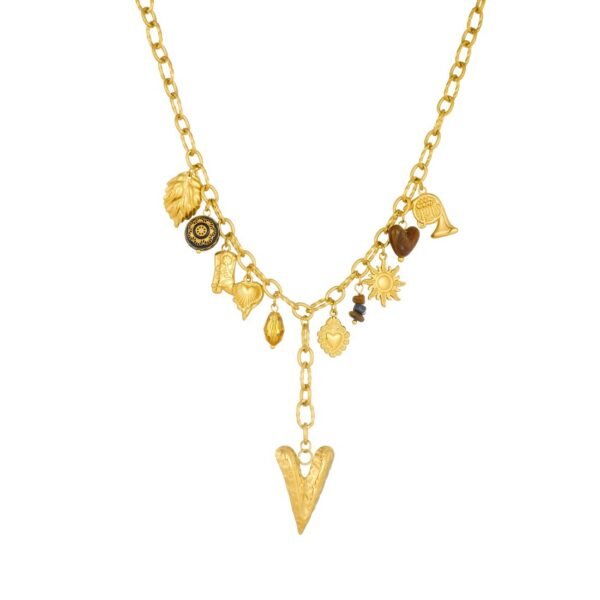 Eclectic Bohemian Charm Y-Necklace