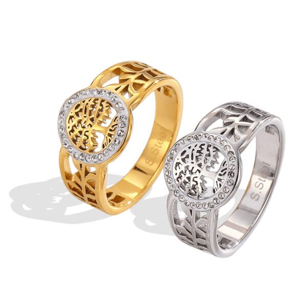 Eternal Tree of Life Zircon Ring