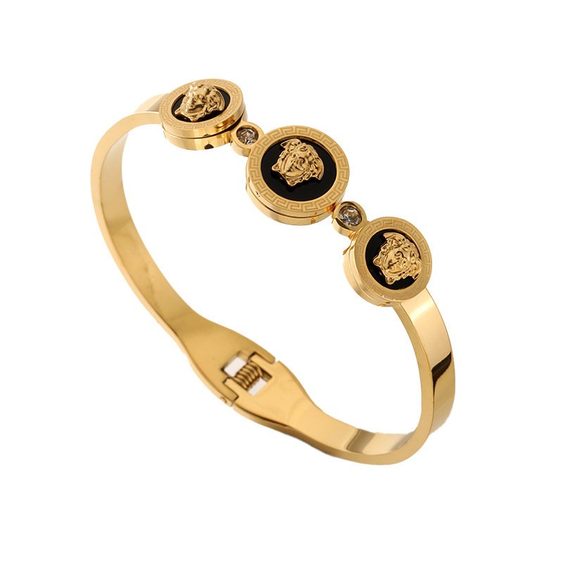 Medusa Triple Motif Bangle