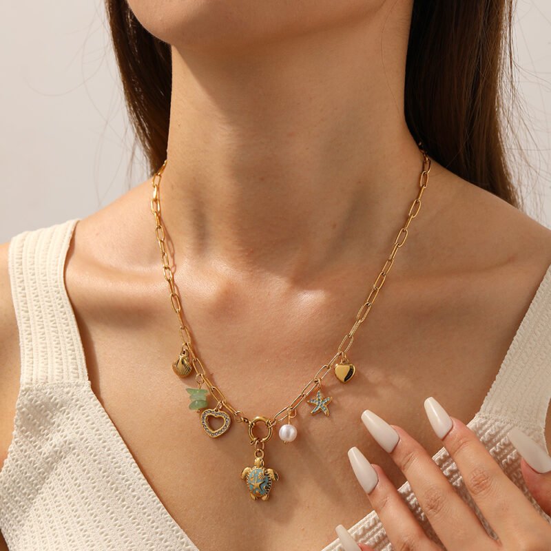 Oceanic Charm Treasure Necklace