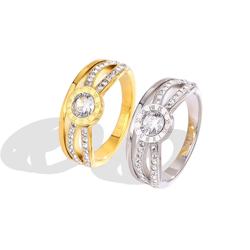 Opulent Ribbon Roman Halo Ring