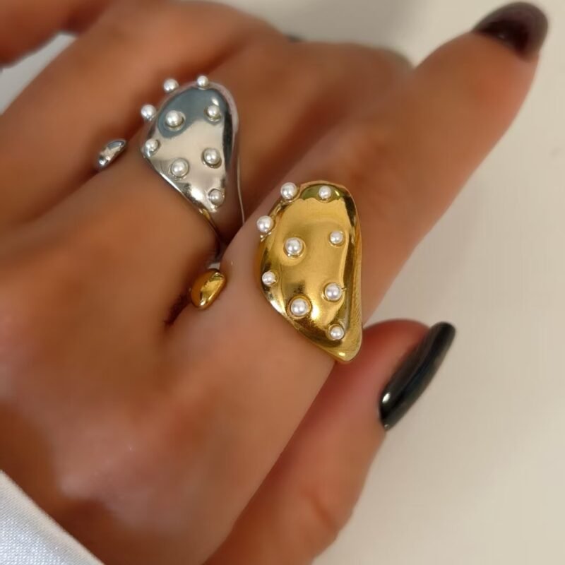 Pearl Constellation Dome Ring