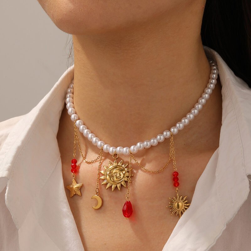 Radiant Celestial Pearl Necklace