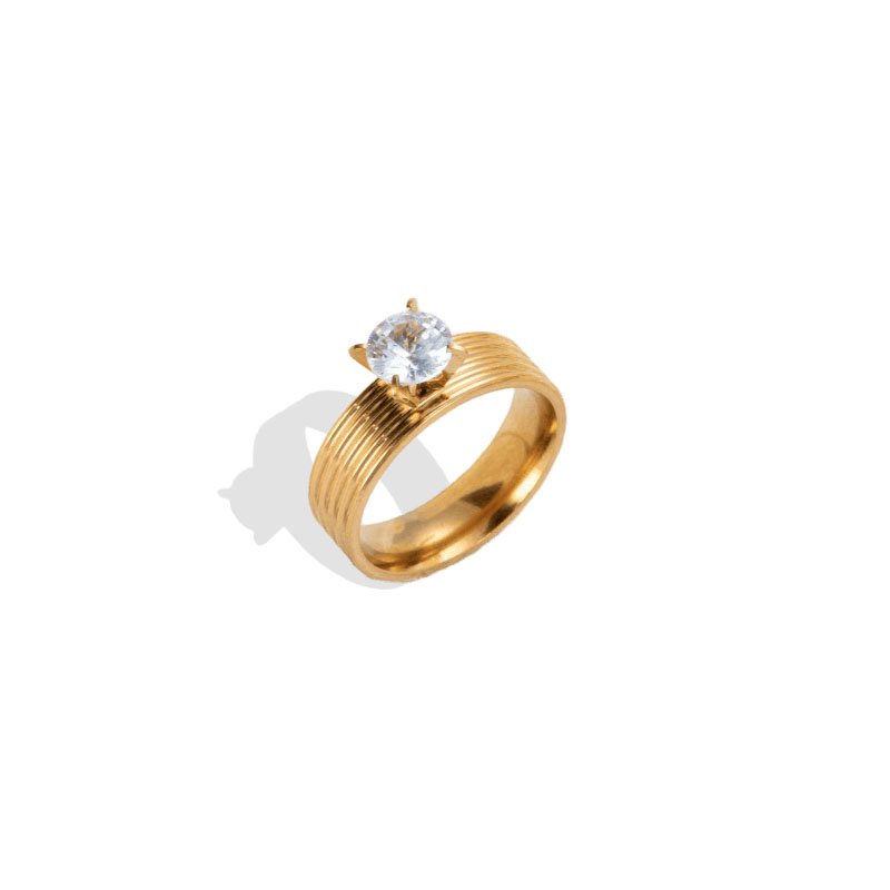 Radiant Thread Solitaire Ring