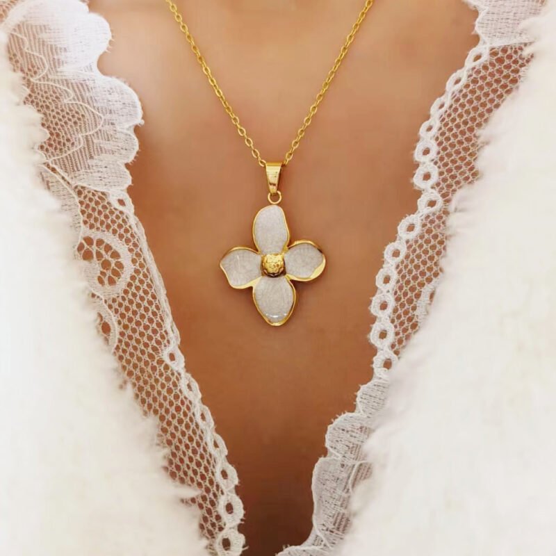 Pearl Flower Jewelry Set