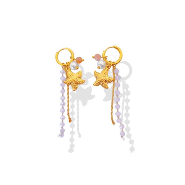 Starry Seas Tassel Earrings
