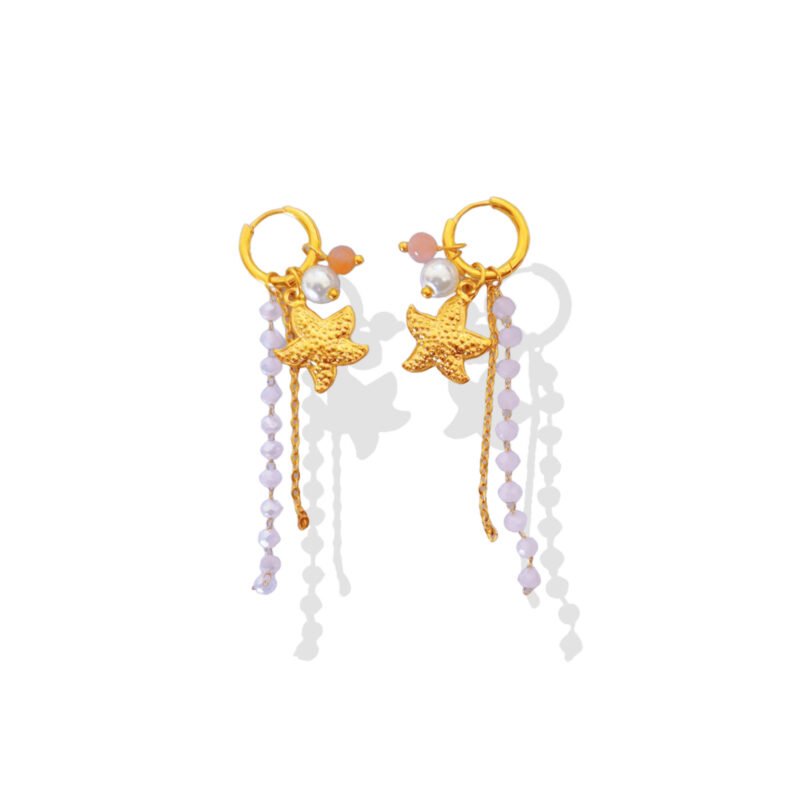 Starry Seas Tassel Earrings