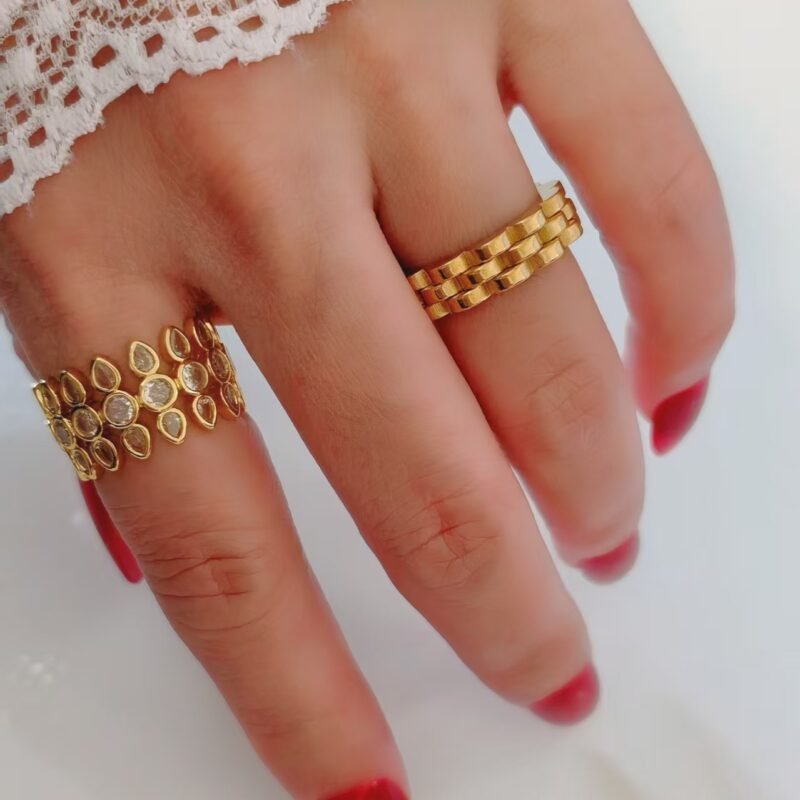 Watch Gear Texture Ring