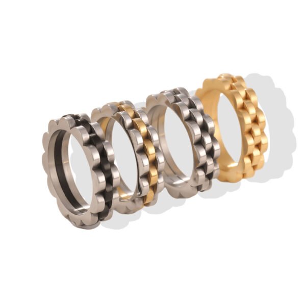 Watch Gear Texture Ring