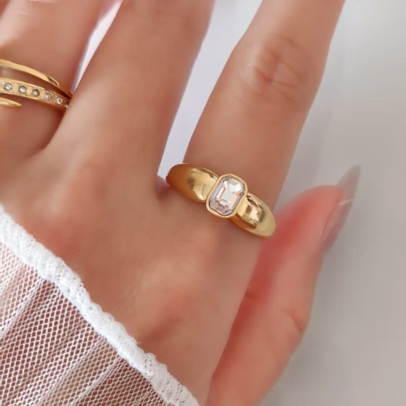 Golden Opal Halo Classic Open Ring