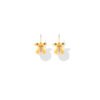 Bow & Pearl Drop Earrings