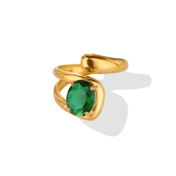 Emerald Bypass Glow Ring