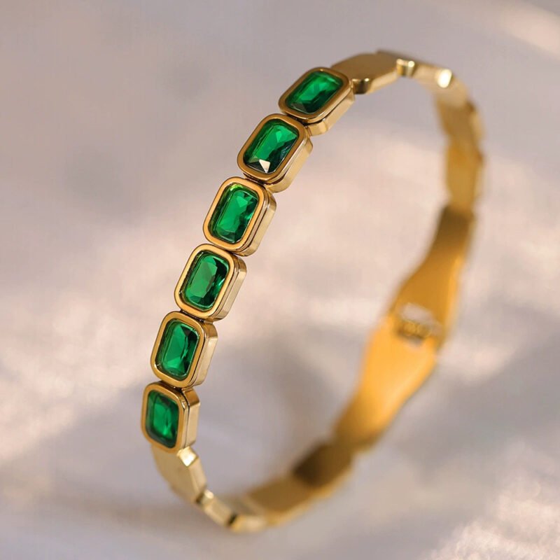 Emerald Row Bangle