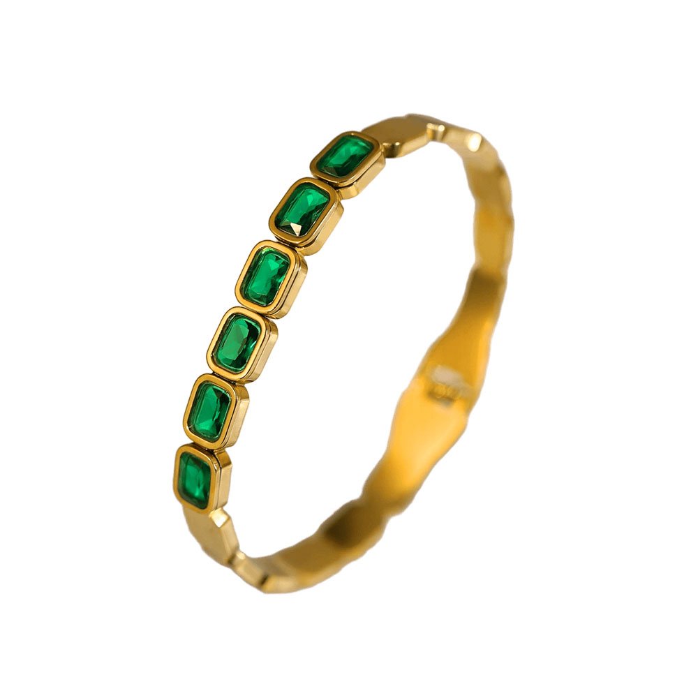 Emerald Row Bangle