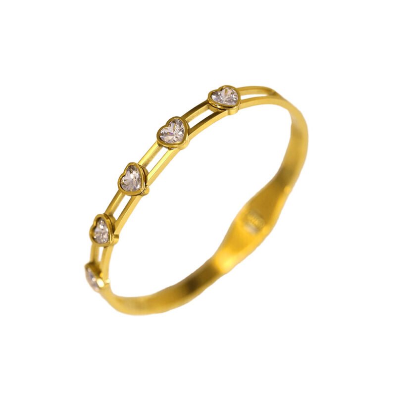 Floating Hearts Bangle