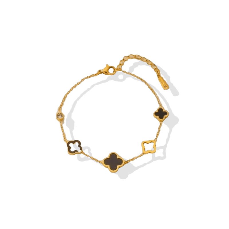 Four Clover Station Bracelet