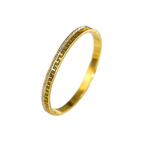 Greek Key Spark Bangle