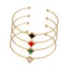 Mini Clover Cuff Bracelet