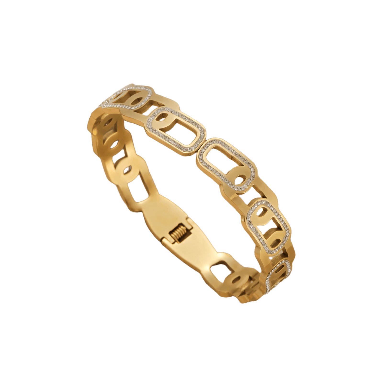 Pavé Geo Link Bangle