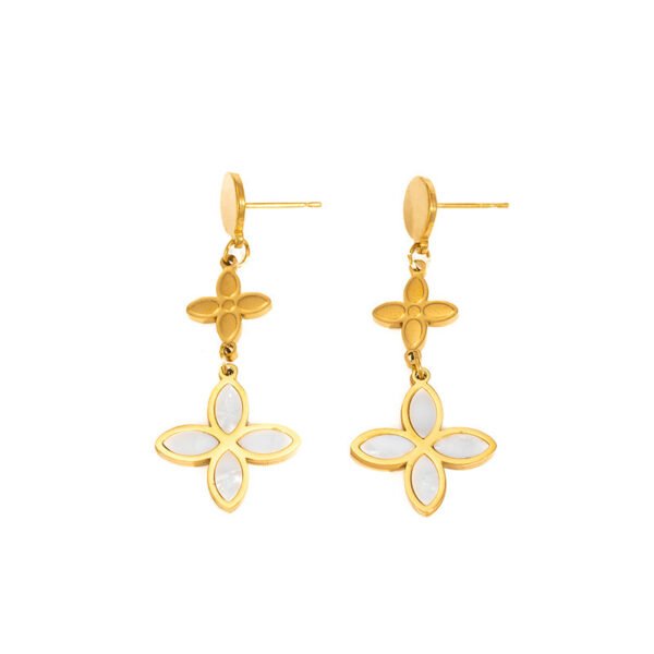 Pearl Clover Cascade Earrings