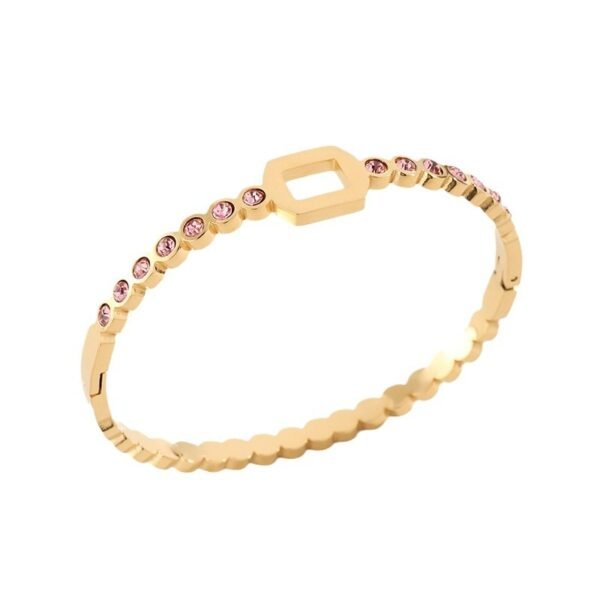 Pink Bliss Honeycomb Bangle