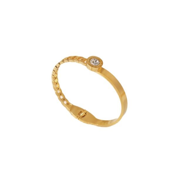 Roman Solitaire Bangle