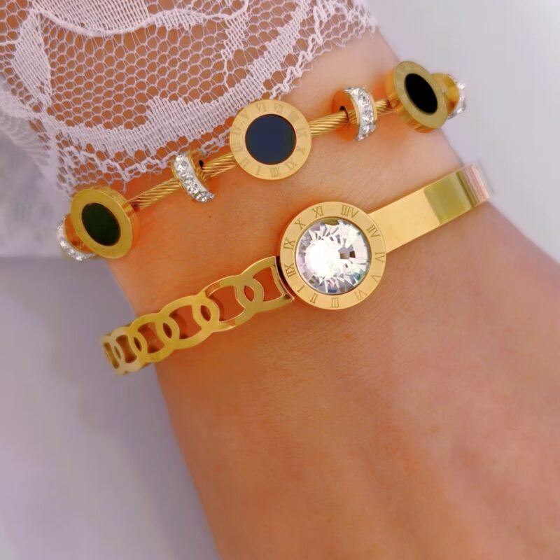 Roman Trio Cable Bracelet