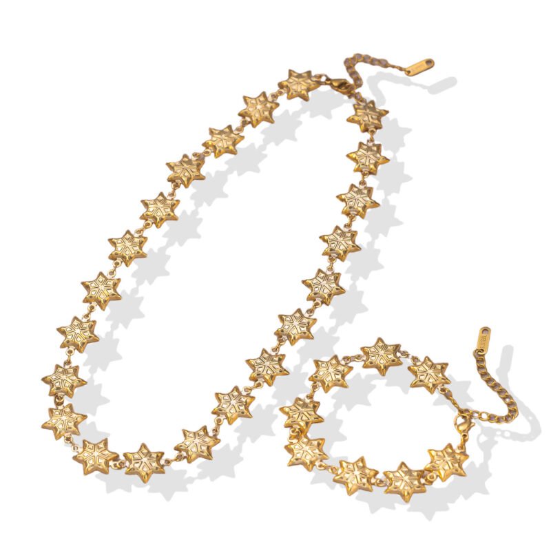 Snowflake Chain Jewelry Set