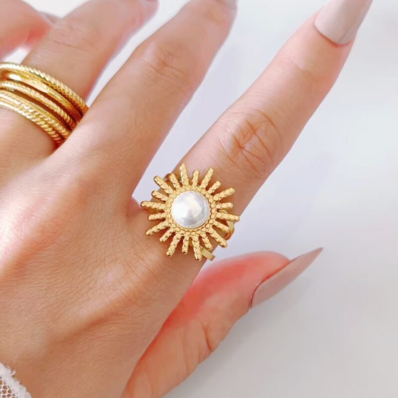 Solar Bloom Ring