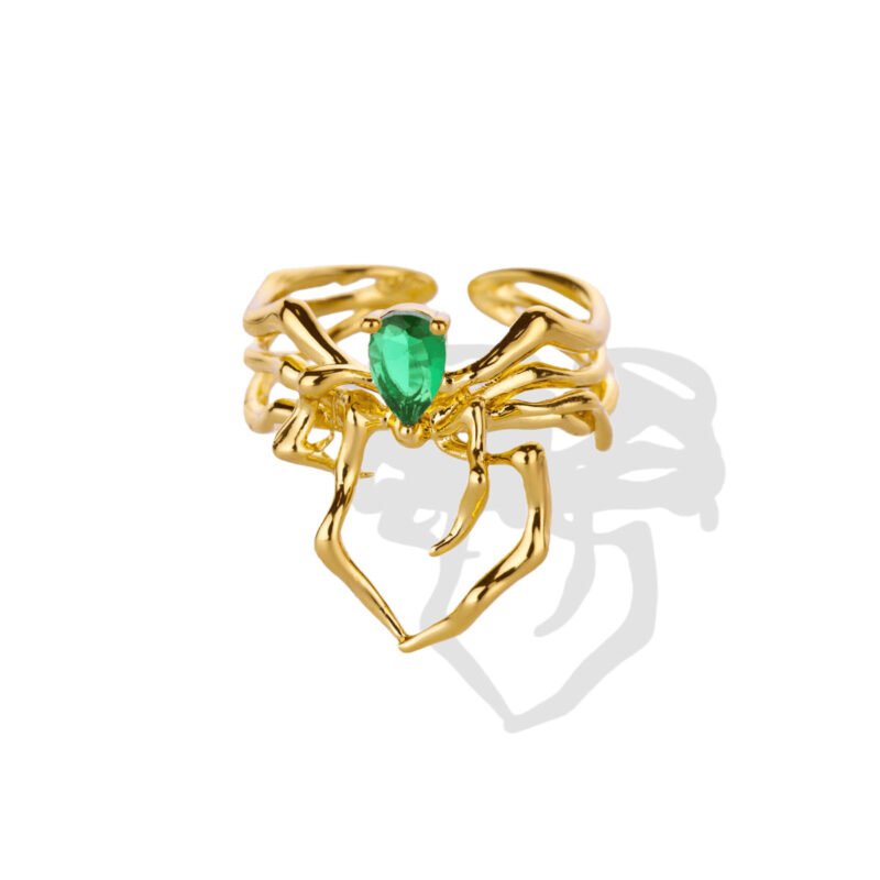 Spider Emerald Web Ring