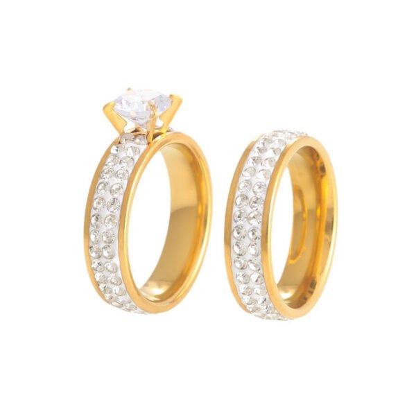 Diamond-Style Bridal Ring Set