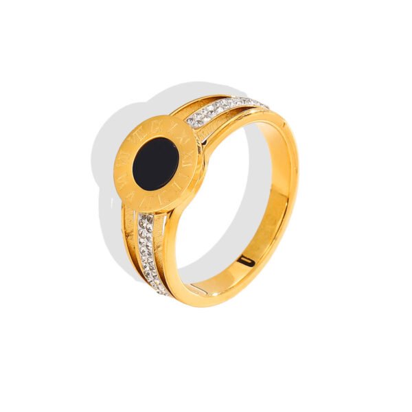 Gold Roman Numeral Ring