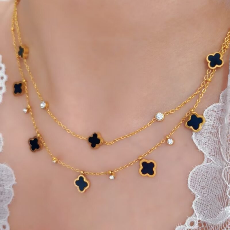 Obsidian Clover Set