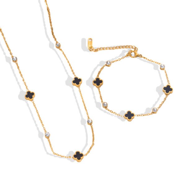 Obsidian Clover Set