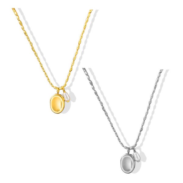 Pebble & Pearl Necklace